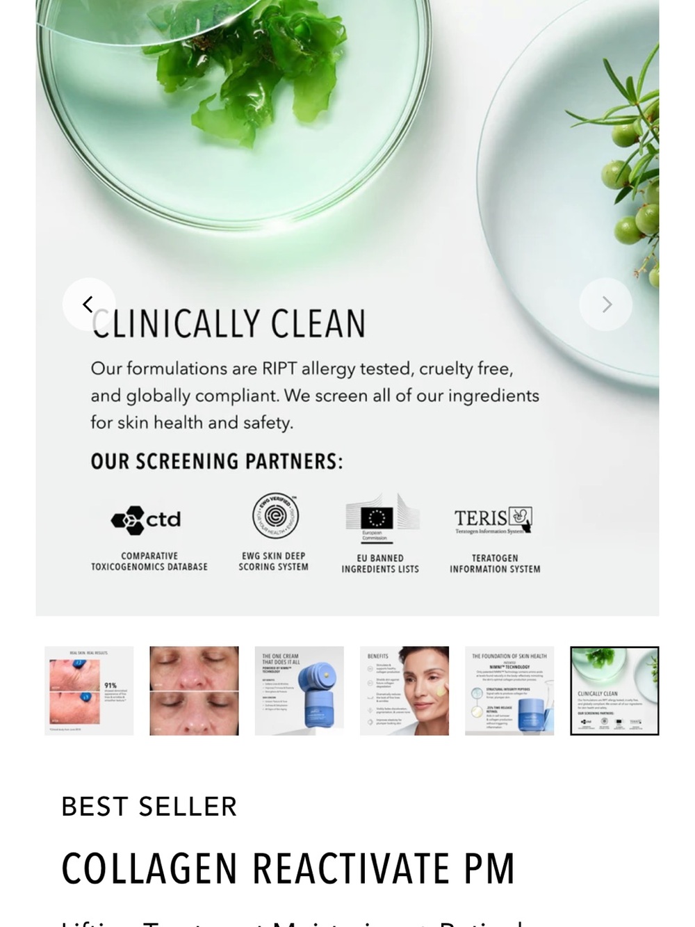Hydropeptide collagen Reactivate cream - Picture 7 of 13
